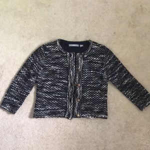 NY Collection tweed jacket petite small